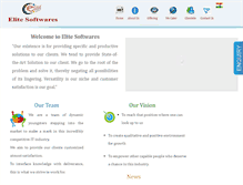 Tablet Screenshot of elitesoftwares.co.in